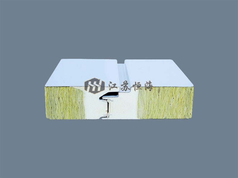 聚氨酯封边岩棉夹芯板